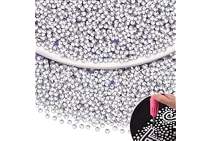TINKRSTUFF 4000Pcs Hotfix Rhinestones for Clothing, Clear SS10 Iron On Flatback Glass Gems, Bedazzler Crystals Rhinestones for Crafting Clothes Hats Shoes Fabric Bedazzling Decor Nail Art