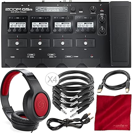Amazon Com Zoom G5n Multi Effects Processor For Guitarists With