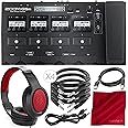 Zoom G5n Multi-Effects Processor for Guitarists with Closed-Back Headphones, Cables, and Fibertique Cloth