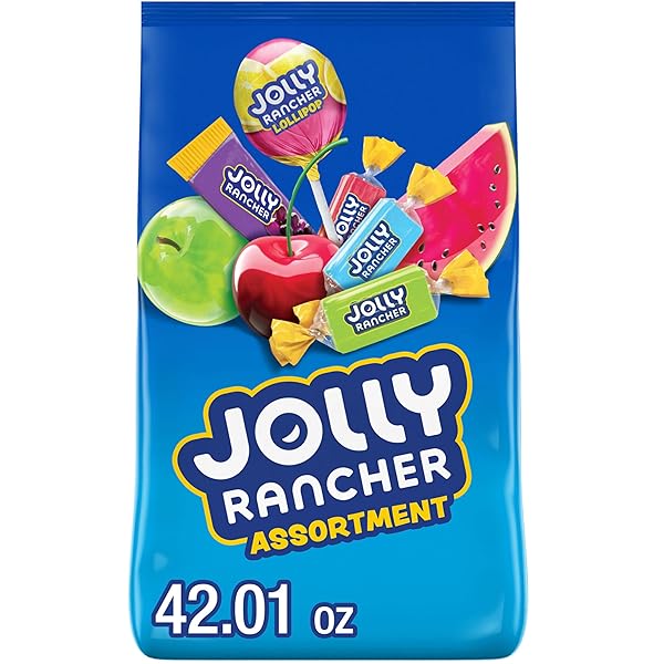 JOLLY RANCHER ASSORTED FRUIT FLAVORED CANDY BULK BAG,...