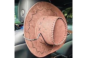 Idefair Cowboy Hat Rack Holder for Truck Car Hat Stand for Travel - Keep Hat in Shape, V-Shape Anti-Flip Grip Design for Automotive Roadtrip Hats Organizer for Men Women