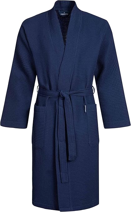 mens waffle dressing gown uk