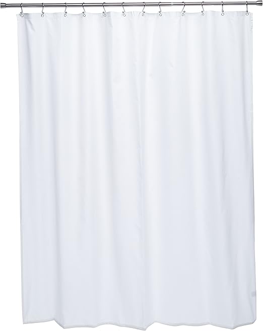 Amazon Com Ex Cell Pierce Fabric Microfiber Shower Curtain Liner