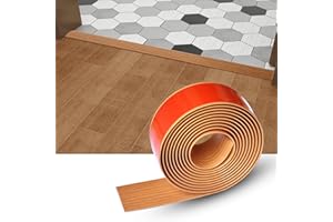 HJ HUAJ Floor/Door Flat Transition Strip & Self Adhesive Floor Vinyl Floor Edge Trim Laminate Floor Gap Covering Joining Strip