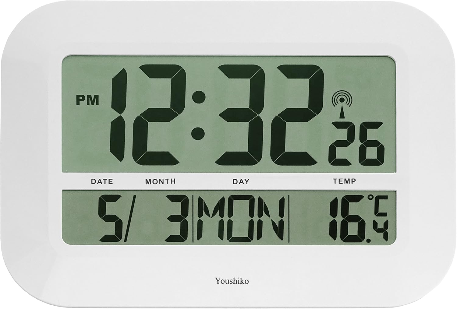 Youshiko Extra Large XXXL Jumbo Radio Controlled Digital Silent Wall