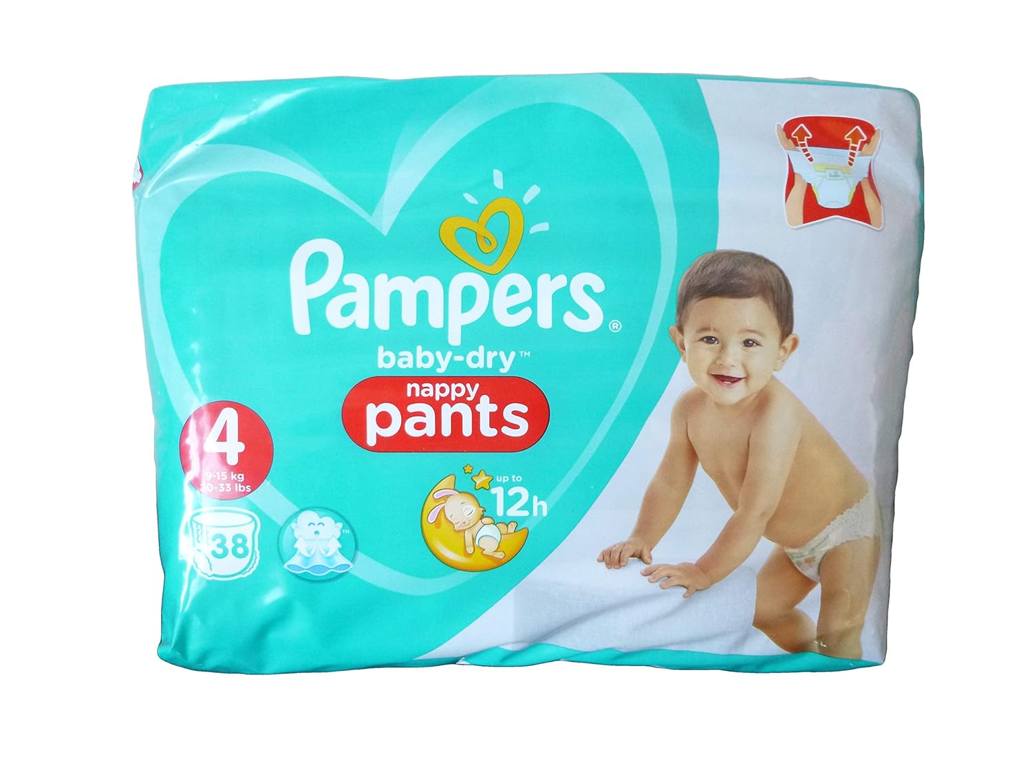 pampers baby dry nappy pants size 3