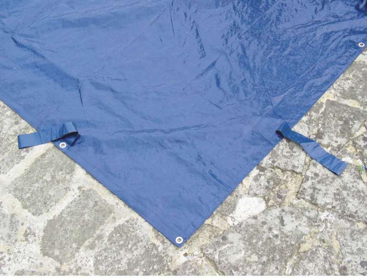 WERKA PRO Protective Tarpaulin 140 g/m² for Rectangular Swimming Pools 8 x 14 m, navy, 1400 x 800 cm (Rectangular) - Image 4