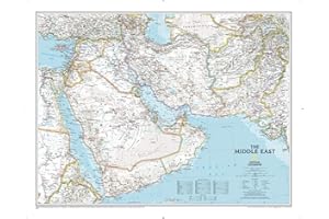 National Geographic Middle East Wall Map - Classic (30.25 X 23.5 In)