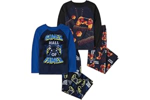The Children's Place boys Long Sleeve Top and Pants 2 Piece Pajama Set