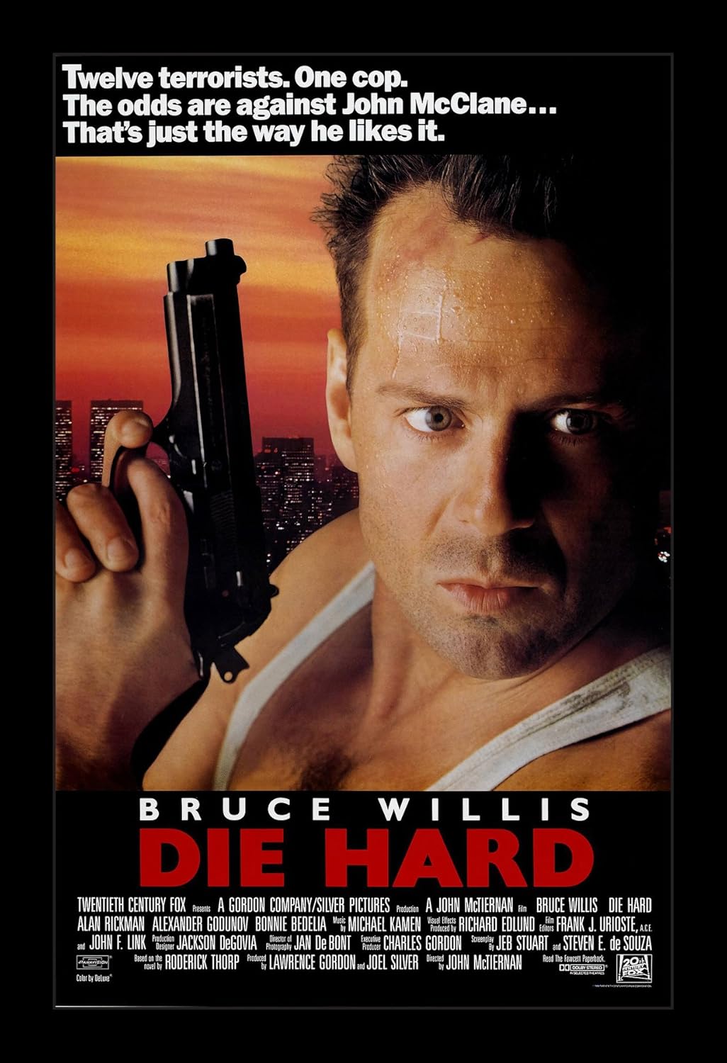 Wallspace Die Hard - 11x17 Framed Movie Poster