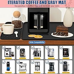 Silicone Coffee Mat - Removable Bar Mat with
