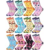 Breathffy 12 Pairs Funny Sewing Socks Bulk Sewing Gifts for Women Mom Cotton Novelty Breathable Quilters Lover Crew Sock for Quilters Lover Winter