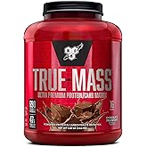 BSN TRUE-MASS Weight Gainer, Mass Gainer Protein Powder, Post Workout Muscle Recovery Powder, Muscle Gain, 2:1 Carbs to Prote