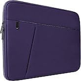 Laptop Case Bag 15.6 inch, Shockproof Protective Computer Carrying Cover with Front Pocket, Briefcase Handbags Laptop Sleeve for 15.6 inch HP, Dell, Acer, Asus, Notebook, Purple