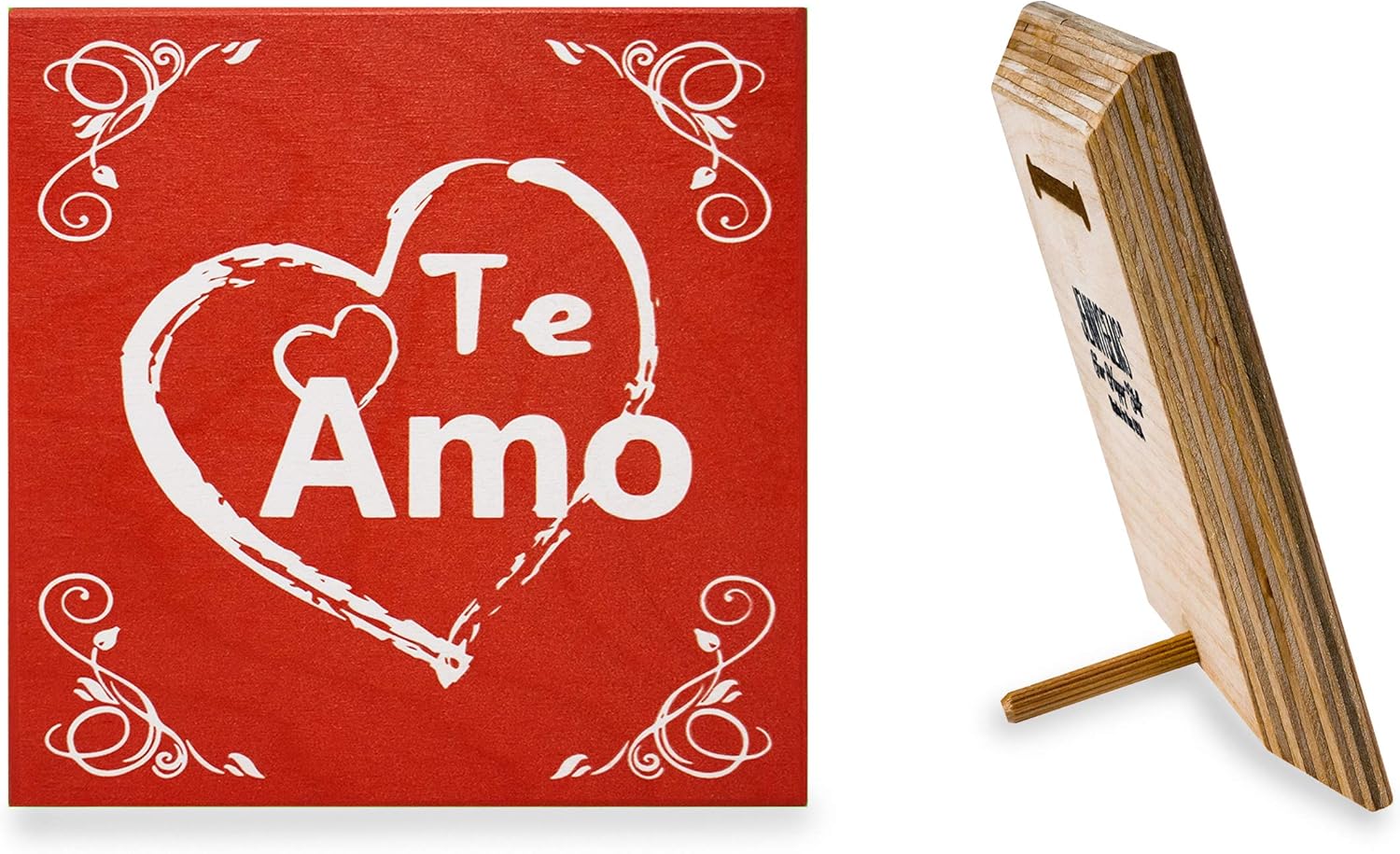 Jennygems Te Amo Gift I Love You Gifts For Her Wood Sign Spanish Language I Love You Te Amo Regalo Amar Te Quiero Signo De Regalo Valentines Gifts Home Kitchen Amazon Com