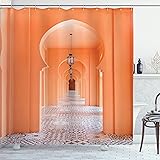 Ambesonne Orient Shower Curtain, Moroccan Walkway