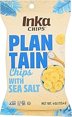 Inka Plantain Chips, Sea Salt, 4 Ounce