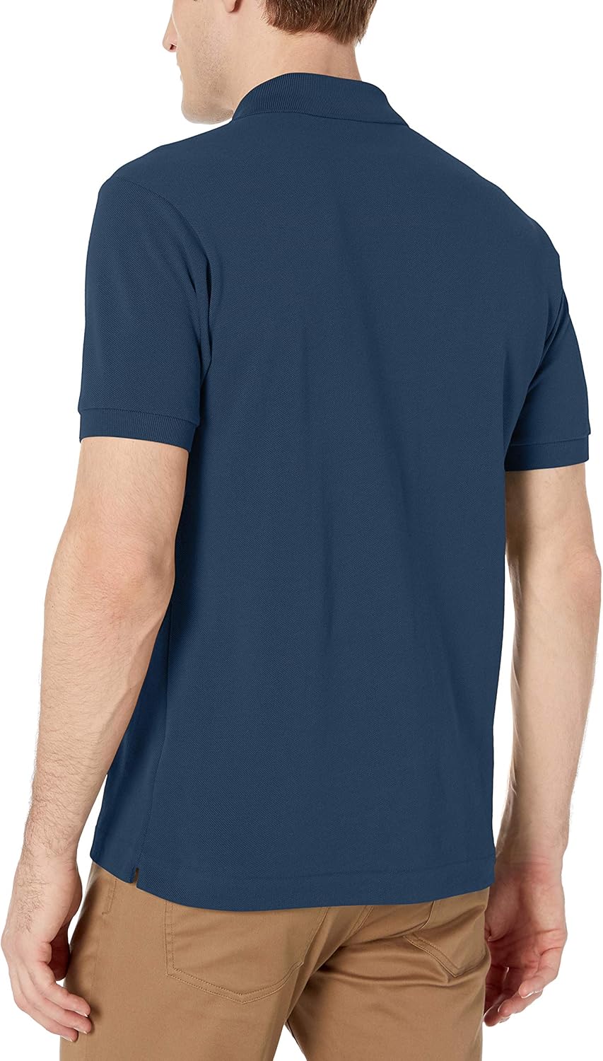Lacoste Men's Short Sleeve L.12.12 Pique Polo Shirt at  Men’s Clothing store