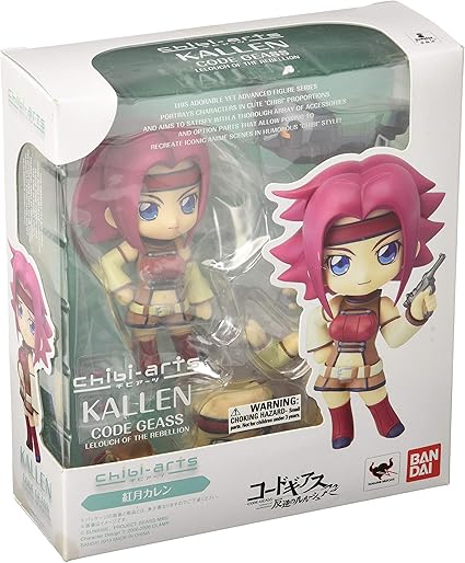 Amazon Com Bandai Tamashii Nations Kallen Kozuki Code Geass Chibi Arts Toys Games