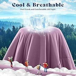 FineMay Cooling Comforter Queen Size, Double-Sided