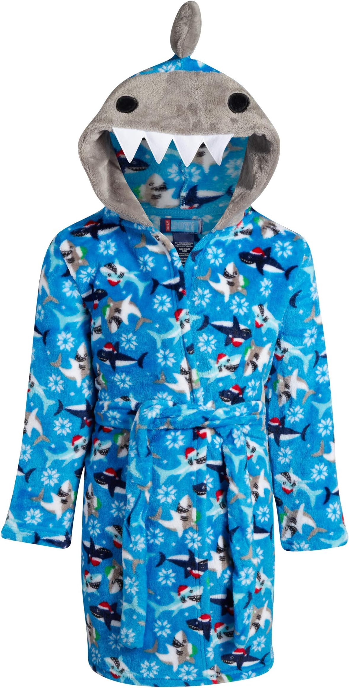 Plush Fleece Animal Character Hooded Bathrobe (Toddler/Little Boys/Big Boys)