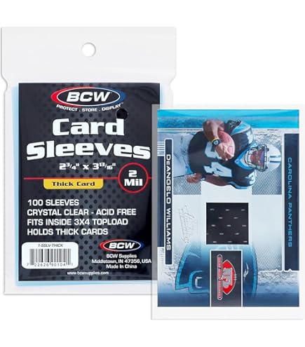 tall boy graded card sleeves Amazon.com: BCW Tall Trading Card Sleeves - Pack of 100 | Crystal Clear  Polypropylene Protective Sleeves | Acid-Free & Archival Quality