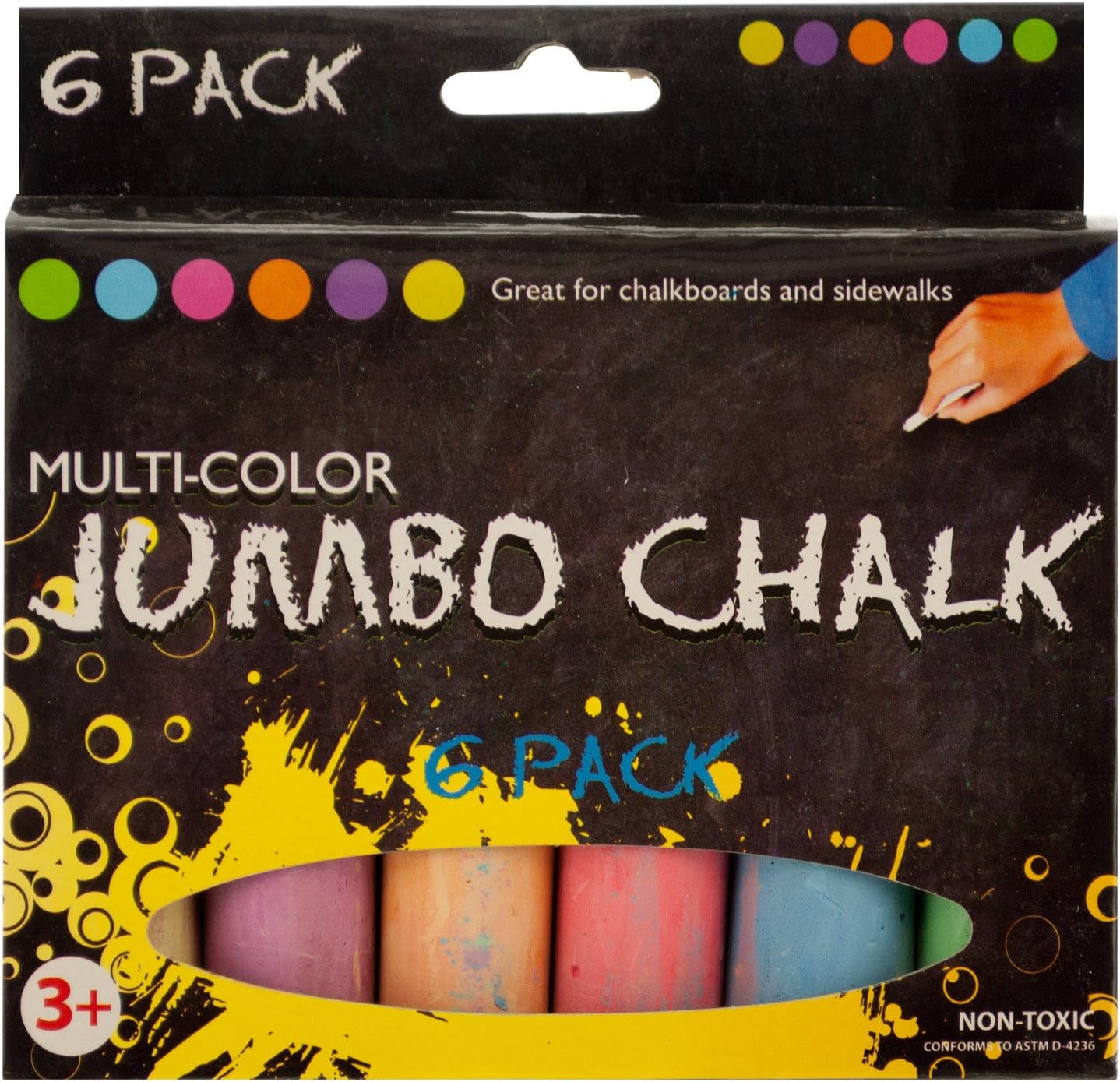 Jumbo Chalk (Pack of 6) Amazon.in Home & Kitchen