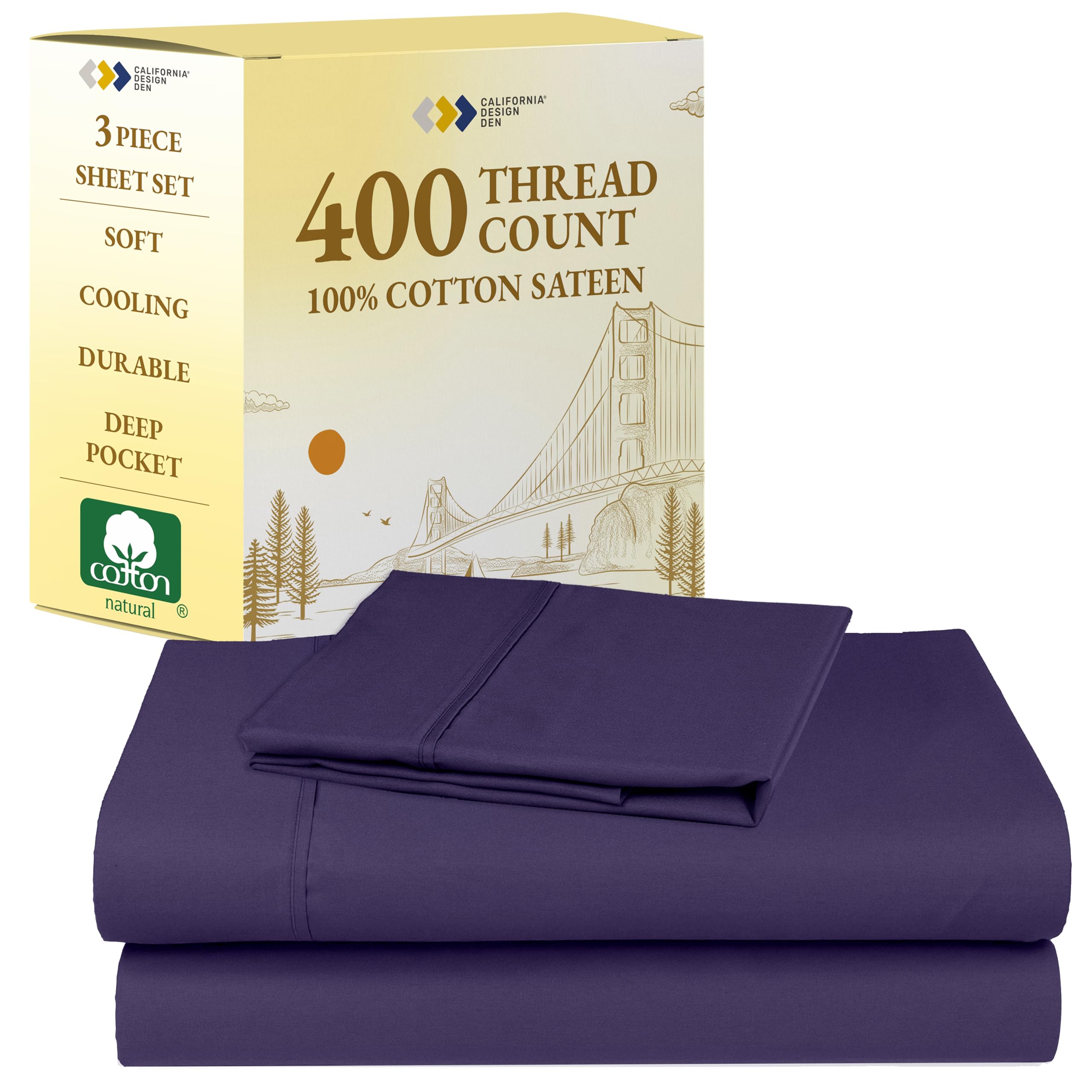 California Design Den Twin XL Sheet Sets - 400
