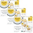 Simple Mills Almond Flour Crackers, Fine Ground Sea Salt Snack Packs - Gluten Free, Vegan, Healthy Snacks, 4.9 Ounce (Pack of 3)