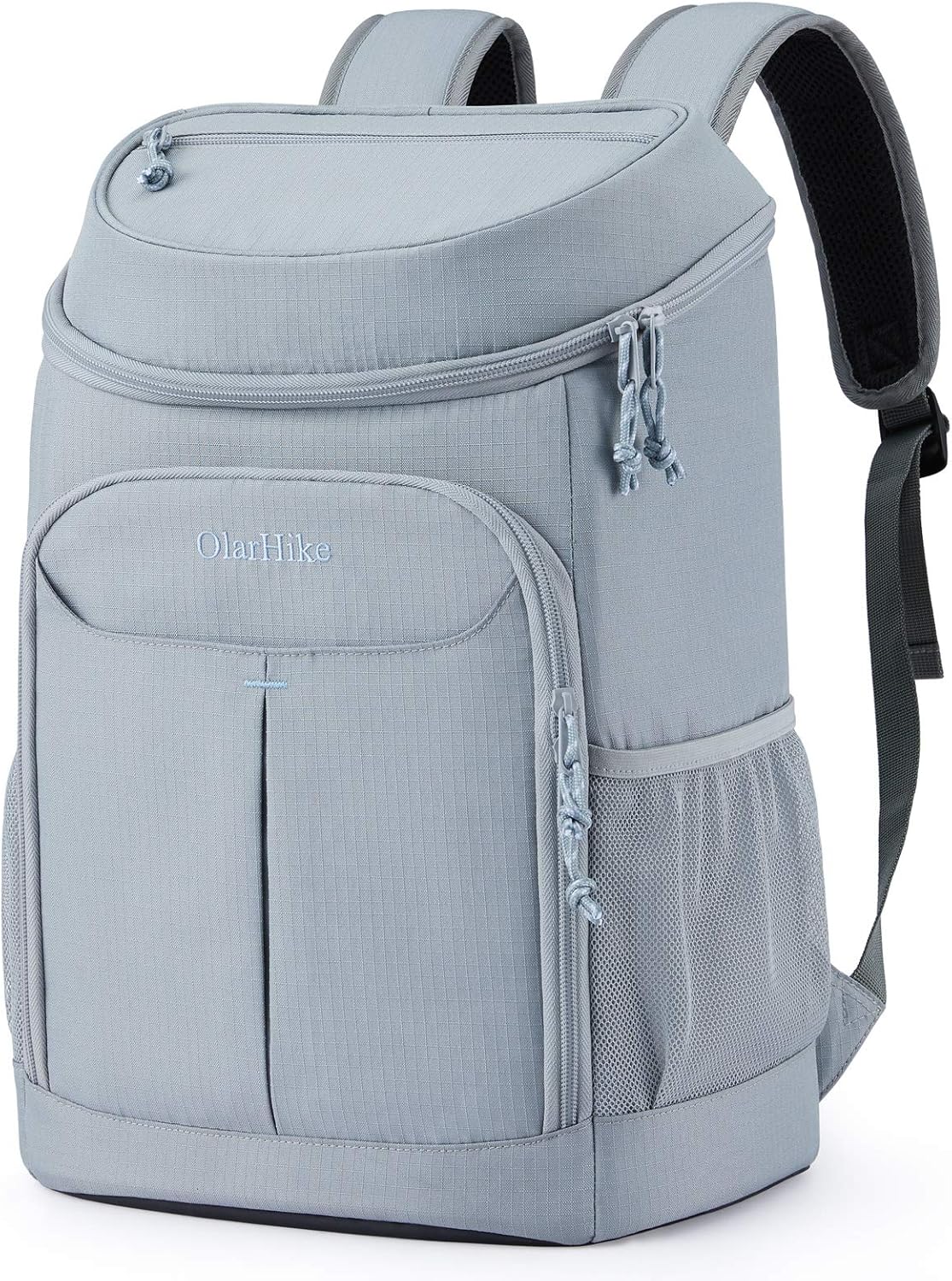 OlarHike Cooler Backpack, Soft Waterproof 30 Cans Backpack Cooler Bag for Picnics Hiking Camping (Grey) : Garden & Outdoor