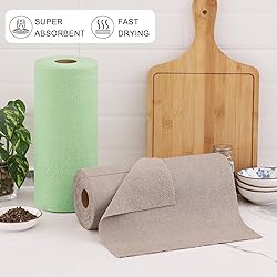 Homaxy Tear Away Dish Cloths Rolls, 40