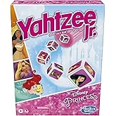 Hasbro Yahtzee Jr.: Disney Princess Edition Board Game for Kids Ages 4 and Up, for 2-4 Players, Counting and Matching Game fo