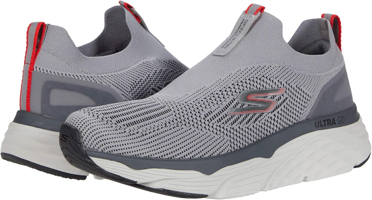 Skechers Max Cushioning Elite Amplifier Grey/Black/Red 8 D (M