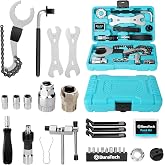DURATECH 31 Pieces Bicycle Tool Kit, Bike Repair Tools with Storage Box | Mountain Bike Maintenance Tools, Chain Riveter, Tire Levers, Crank Puller