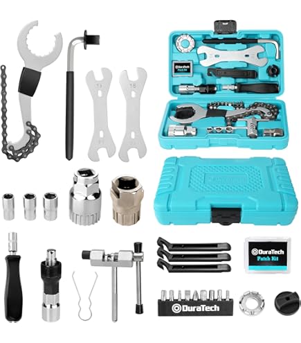 11 Pcs Bicycle Tool Kit for Giant FastRoad AR Advanced 1 2023, Bike Repair Tools Kit for Mountain, Road and Park Bicycle with Chain Riveter, Tire Levers, Crank Puller : Sports & Outdoors