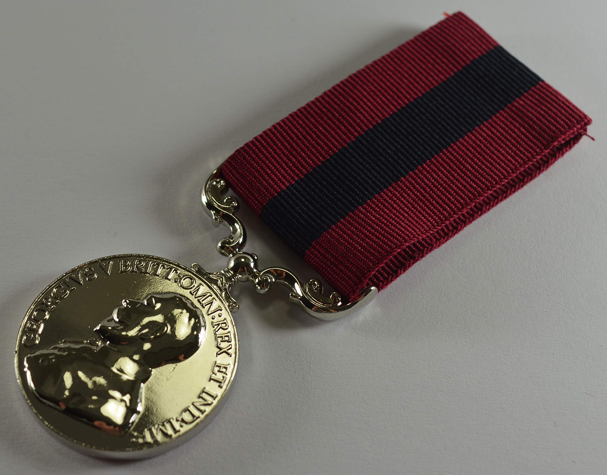 The Commemorative Coin Company Silver Full Size Replica WW1 George V Distinguished Conduct Medal with Ribbon