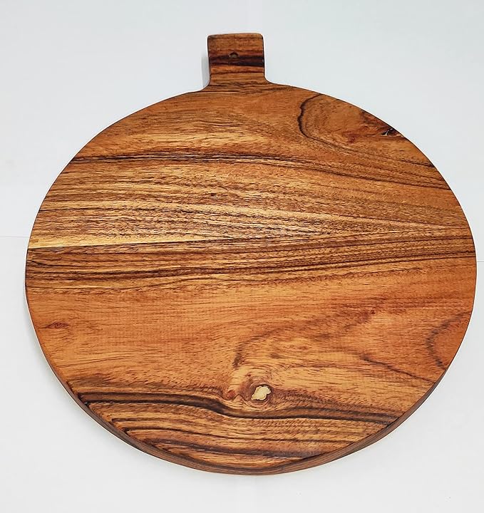 Buy Wooden Cutting Board , Chopping Board , Natural Wood, 24x20 cm