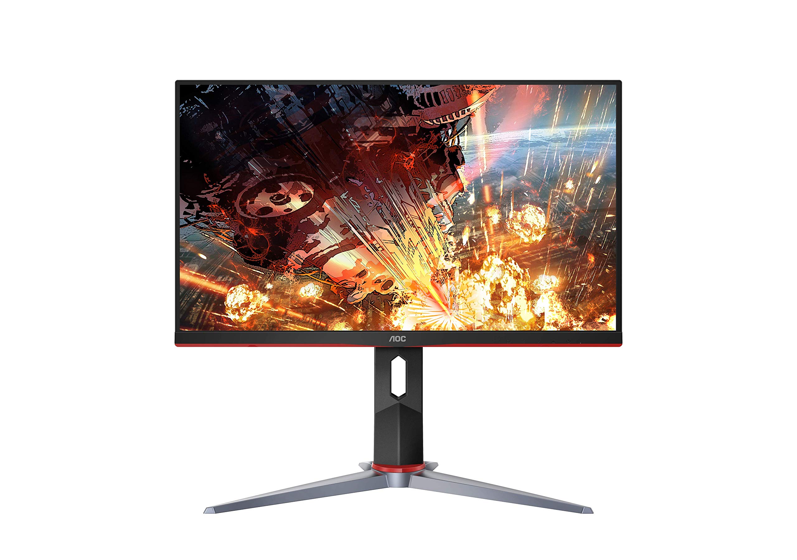 AOC 24G2 24" Frameless Gaming IPS Monitor, FHD 1080P, 1ms 144Hz ...