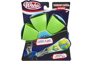 WAHU Phlat Ball Junior Green - Throw A Disc Catch A Ball - Time Delay Transformation Flying Toy