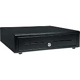 Star Micronics CD4-1616 5 Bill / 5 Coin Choice Series Cash Drawer with 2 Media Slots and Included Cable (16" x 16") - Black