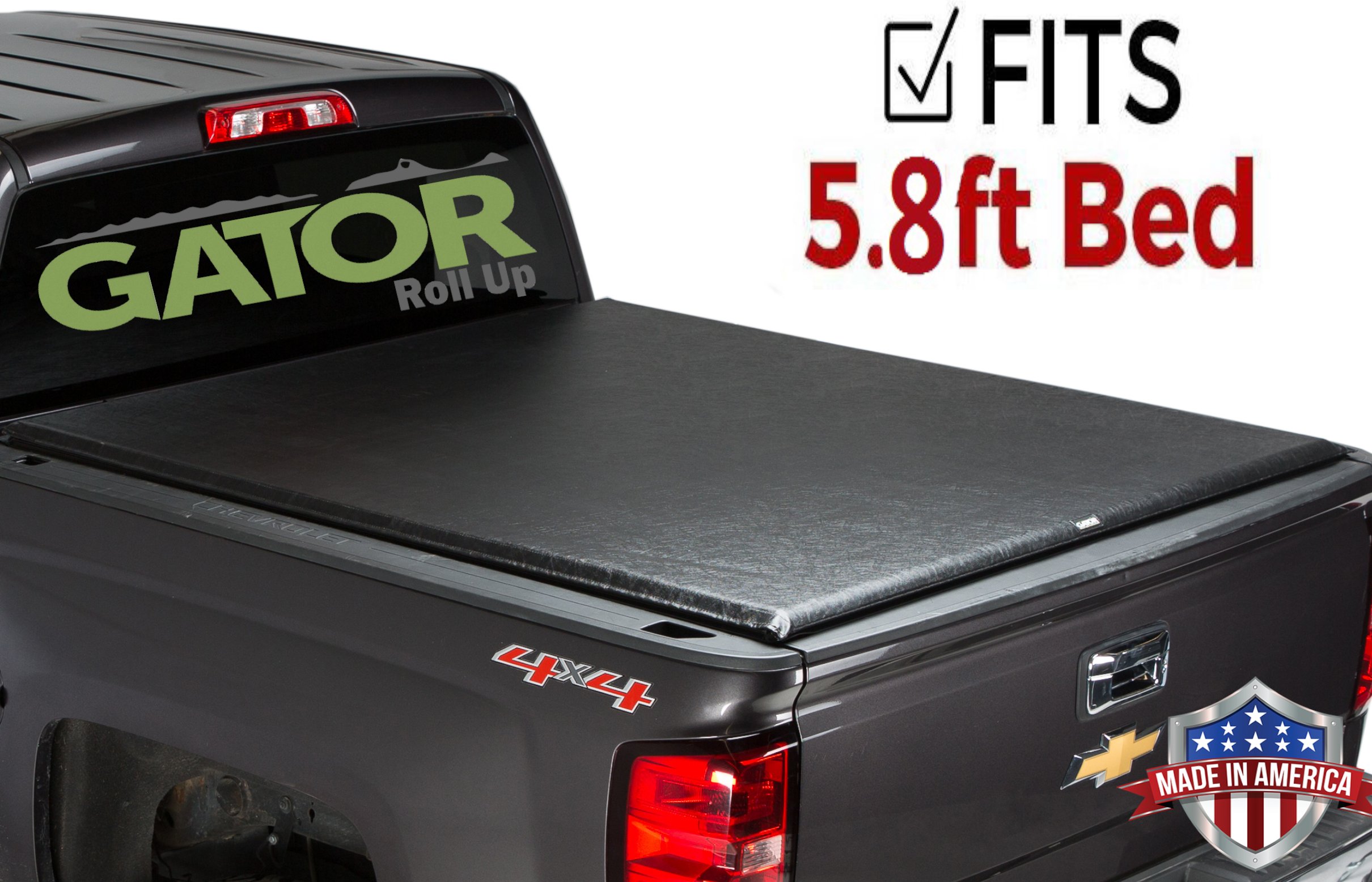 Gator ETX Soft Roll Up Truck Bed Tonneau Cover 53106 fits 0713 GM