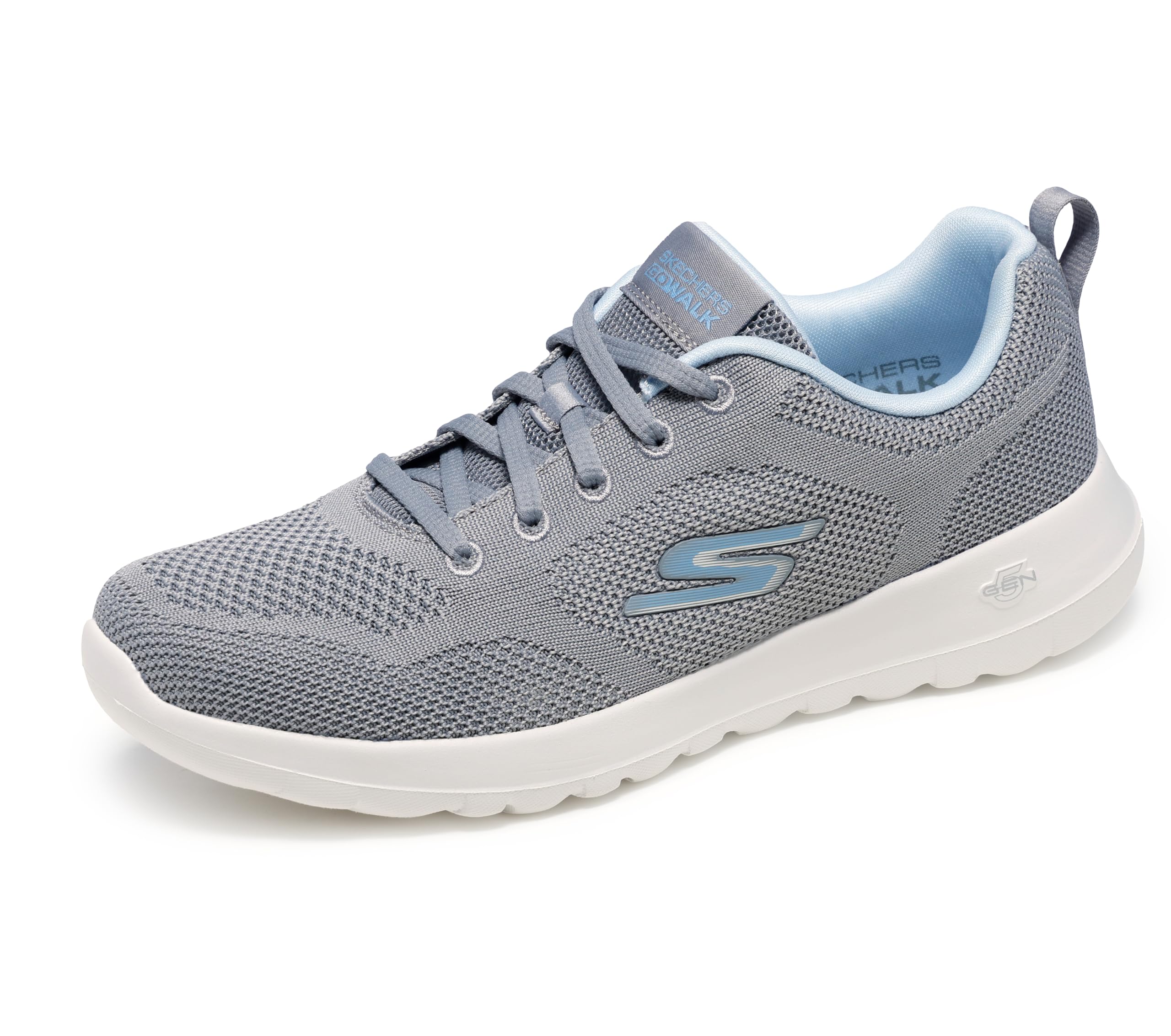 Skechers Women's Go Walk Joy Violet Sneaker, Gray/Blue, 13 Image Skechers Women's Go Walk Joy Violet Sneaker, Gray/Blue, 13 Image