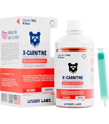 l carnitina injetavel antes e depois X-Carnitine Lipo Drive | Under Labz | Linha Essentials (480ml) – 48 doses 여에스더