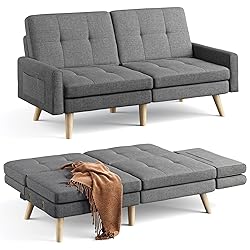 Gizoon Futon Sofa Bed, 70.9" Futon Couch with
