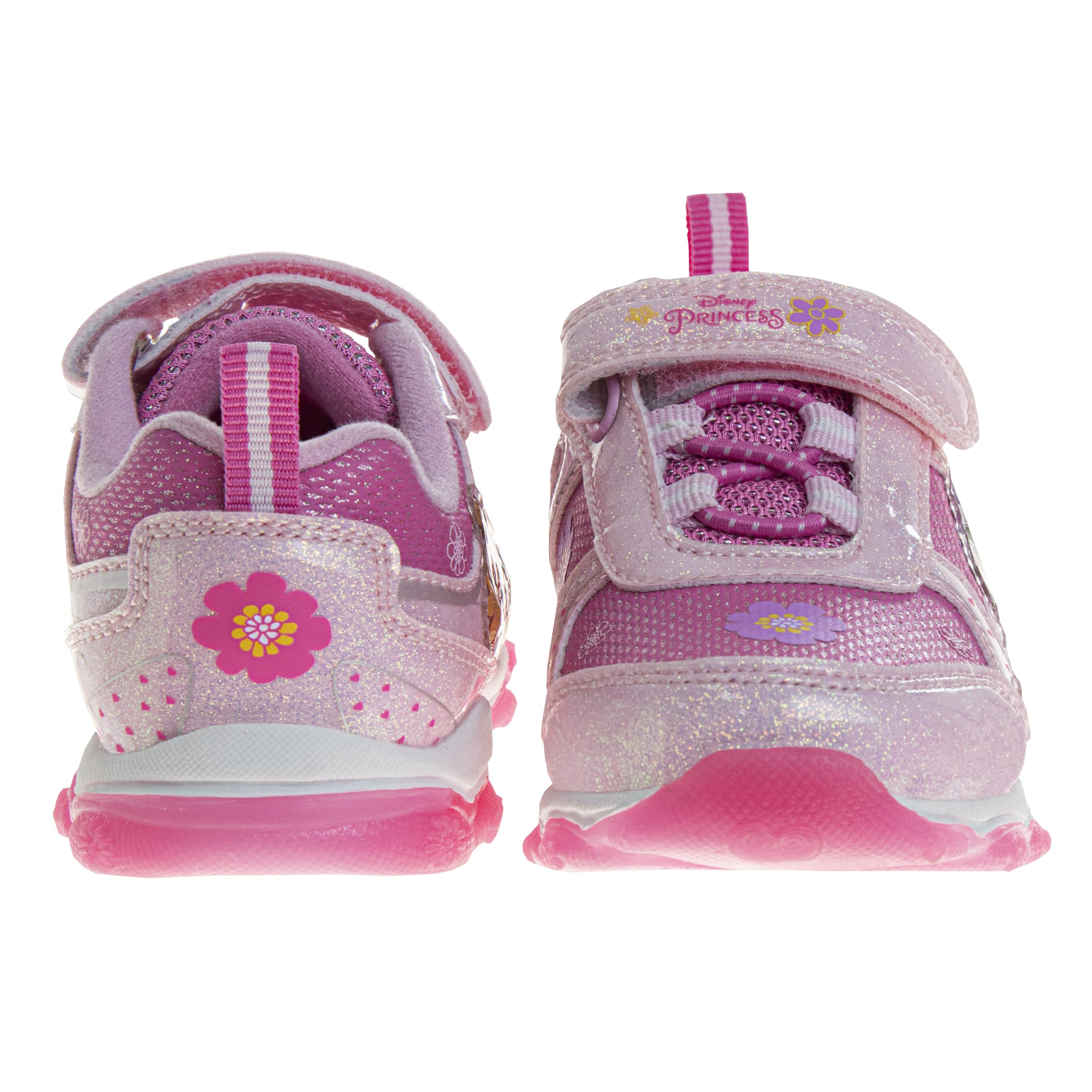 Disney Girls Princess Characters Light Up Laceless Shoes (Toddler/Little Girl)