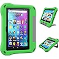 Tablet 8 inch Case Cover for Kids,Compatible 2024/2022 8 Tablet Case,Not for iPad/Samsung/Onn/Andriod Tab - Auorld All-New Lightweit Shockproof EVA Case with Handle Stand for 8 inch Tablet-Green
