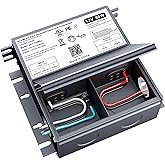 60W Dimmable LED Driver 12V with Junction Box,Triac ELV/MLV LED Transformer Compatible with Lutron&Leviton Switches,Dimmable Power Supply for Indoor/Outdoor Lights,UL&FCC-Listed