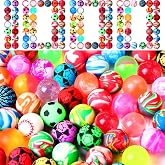 PullCrease 1000 Pcs Bouncy Balls in Bulk 25 Mm/ 1 Inch Rubber High Bouncing | Balls for Kids Colorful Bouncy Balls Ornament for Birthday Party Favors Prizes Gift Vending Machines Outdoor Activities
