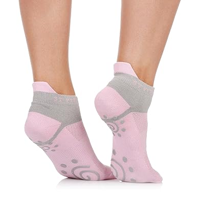 Amazon.com: Super Grip Yoga – Calcetines, color rosa, Activo ...
