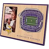 YouTheFan NFL Minnesota Vikings 3D StadiumViews Picture Frame